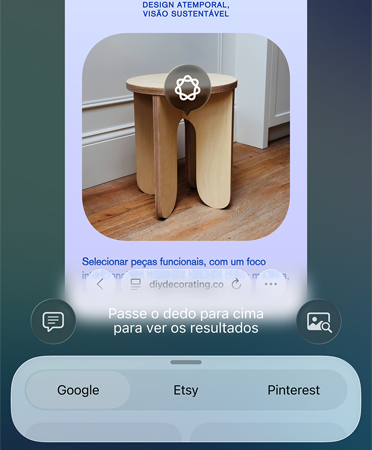 Recurso inteligência visual em uso