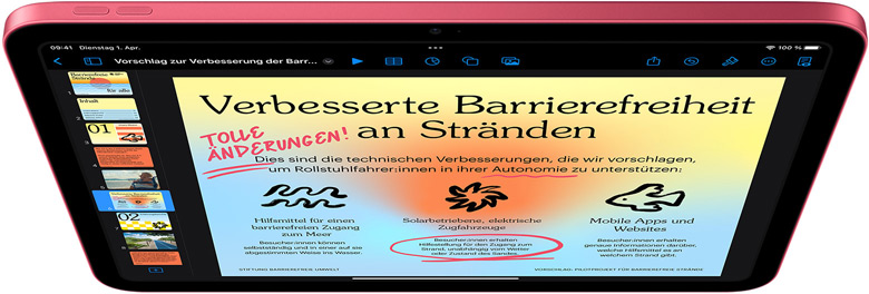 Keynote auf dem iPad
