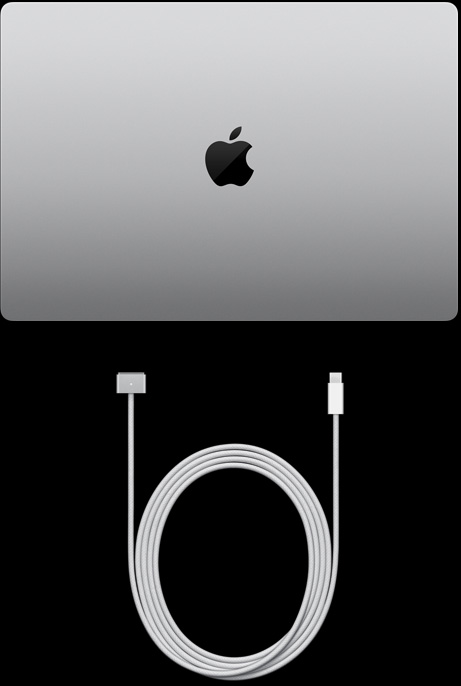 16-inch MacBook Pro, USB‑C to MagSafe 3 Cable and 140W USB‑C Power Adapter