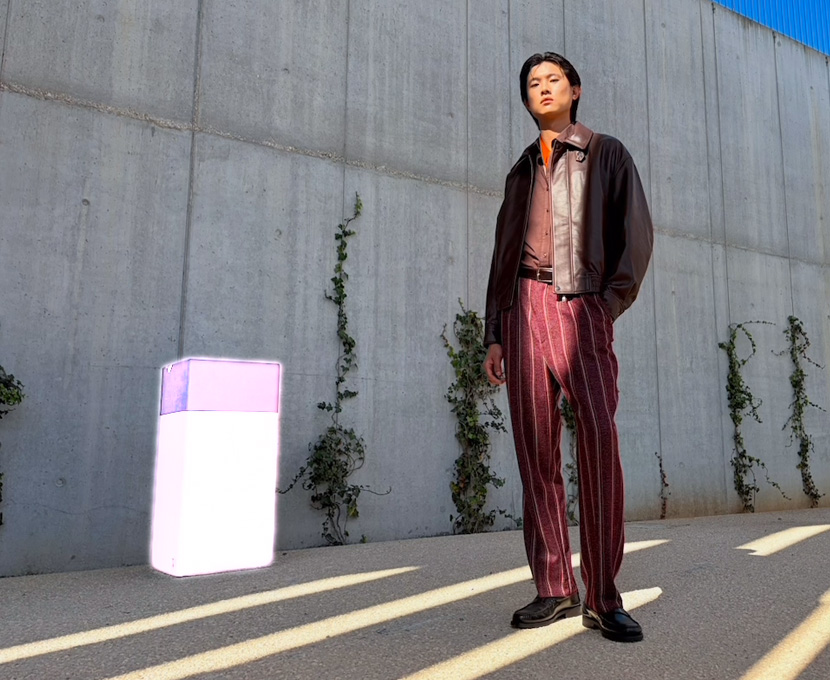 Das Apple Intelligence Bereinigen Tool hebt ein Hintergrundobjekt in einem Foto hervor