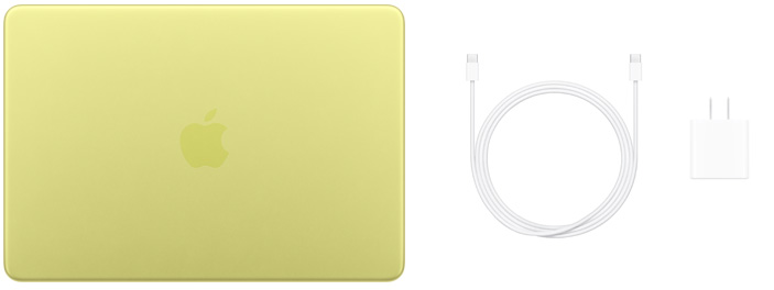 13インチMacBook Neo、USB-C充電ケーブル、20W USB-C電源アダプタ